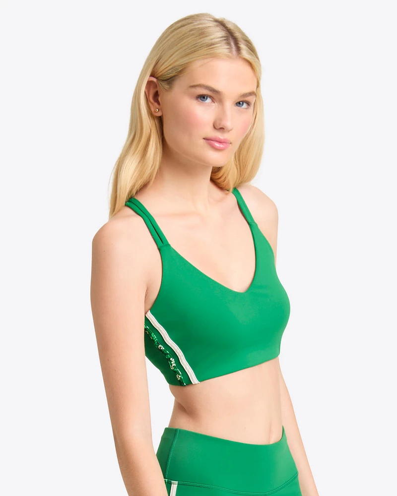 Crossback Sports Bra Green