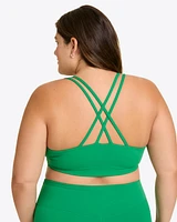 Crossback Sports Bra Green