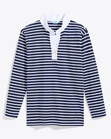 Gillian Long Sleeve Top Navy Mariner Stripe