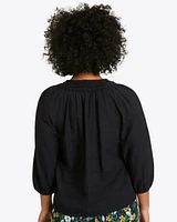Aubrie Top Pane Plaid
