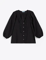 Aubrie Top Pane Plaid