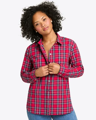 Tanner Buttondown Top Angie Plaid