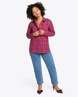 Tanner Buttondown Top Angie Plaid