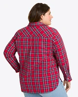 Tanner Buttondown Top Angie Plaid