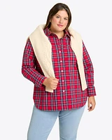 Tanner Buttondown Top Angie Plaid