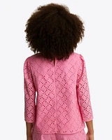 Claire Top Eyelet