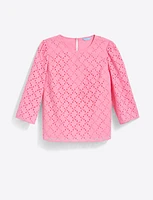 Claire Top Eyelet