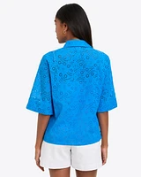 Evelyn Top Eyelet