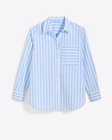 Lynn Long Sleeve Top Crisp Cotton