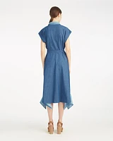 Mila Midi Shirtdress Chambray