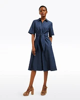 Riley Midi Shirtdress Chambray