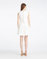 Colette Tailored Flounce Dress Denim