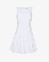 Colette Tailored Flounce Dress Denim