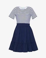Wilson Mini Dress Navy Stripe