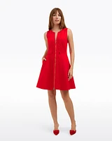 Sleeveless Mae Love Circle Dress Red
