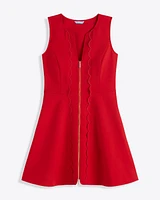 Sleeveless Mae Love Circle Dress Red