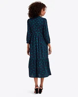 Katie Midi Dress Ginko Leaf