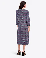 Long-Sleeve Midi Dress