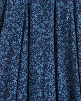 Caitlyn Square Neck Midi Dress Ribbon Floral