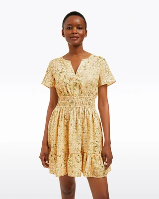Wilson Mini Dress Floral Rattan