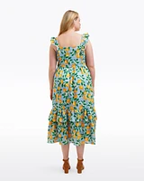 Carrie Midi Dress Lemon Blossom