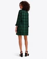 Lindsay Shift Dress Blackwatch Plaid