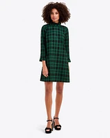 Lindsay Shift Dress Blackwatch Plaid