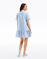 Molly Mini Dress Oxford Shirting