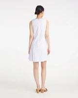 Primrose Mini Dress with Floral Embroidery