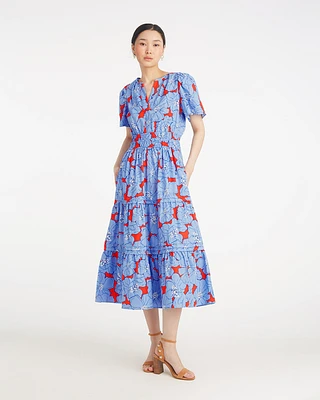 Hollie Midi Dress Floating Floral