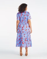 Hollie Midi Dress Floating Floral