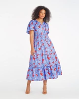 Hollie Midi Dress Floating Floral