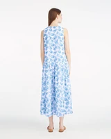 Skipper V-Neck Midi Dress Seashells