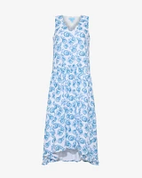 Skipper V-Neck Midi Dress Seashells