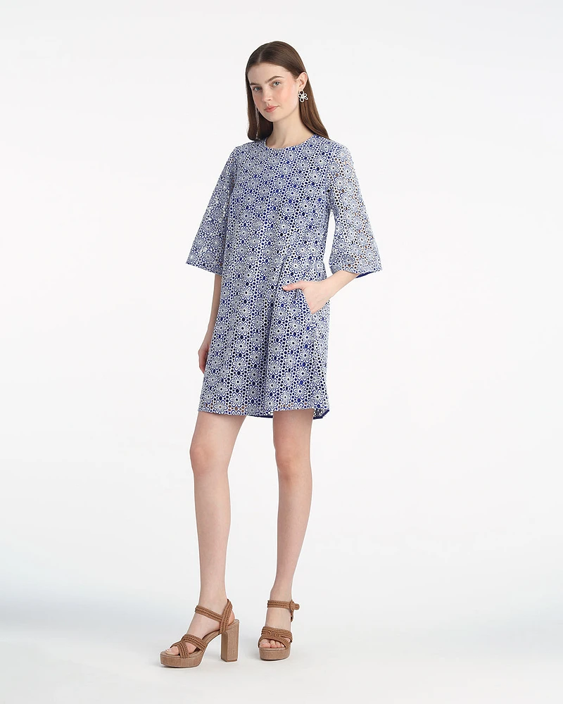 Carolyn Bell Sleeve Mini Dress Daisy Lace