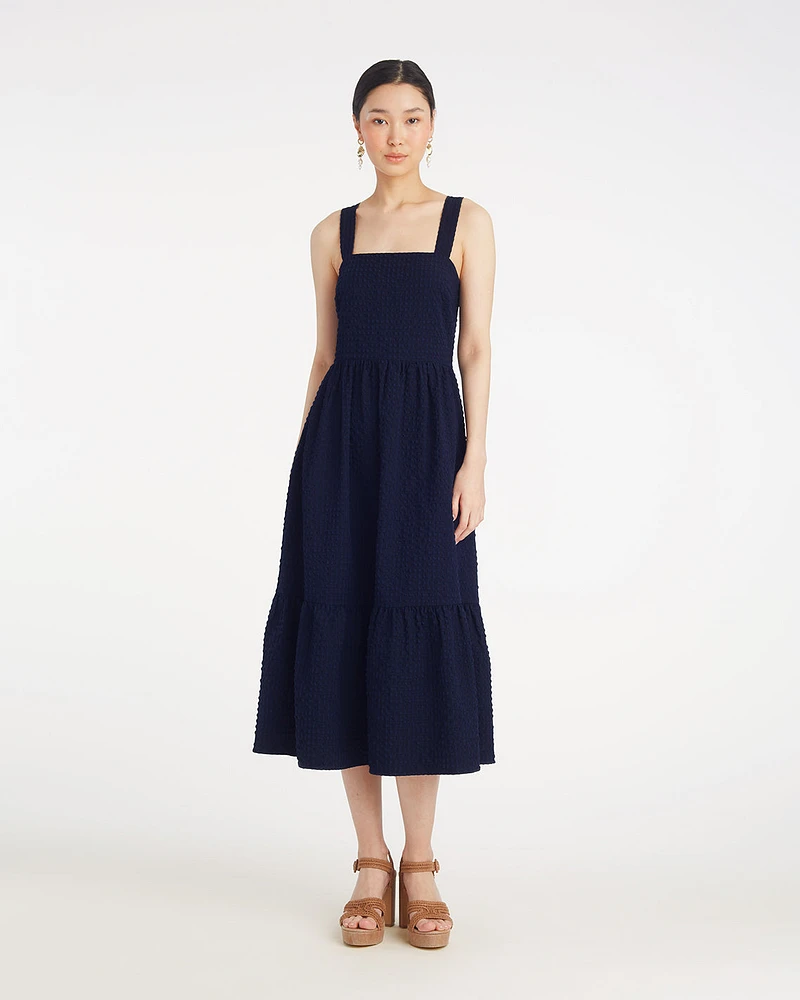 Blake Midi Dress Seersucker