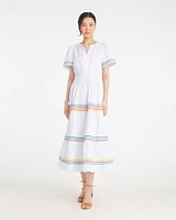 Hollie Midi Dress Rainbow Ric Rac