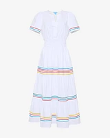 Hollie Midi Dress Rainbow Ric Rac