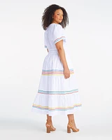 Hollie Midi Dress Rainbow Ric Rac