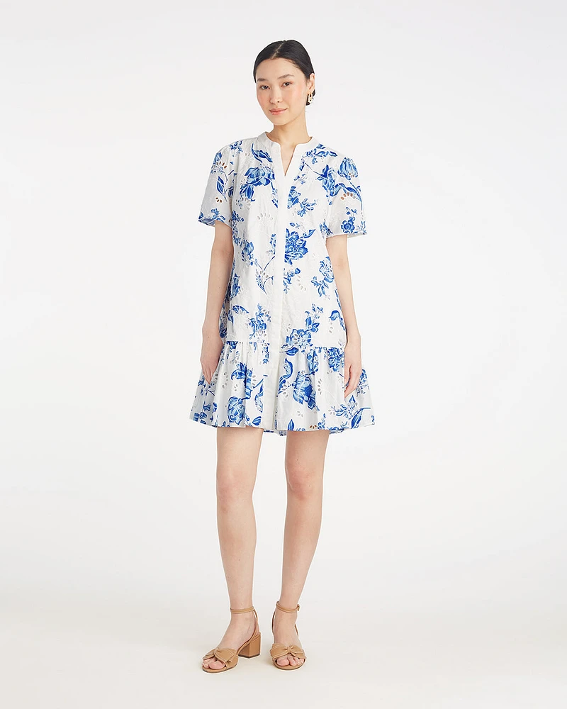 Molly Mini Dress Magnolia Toile