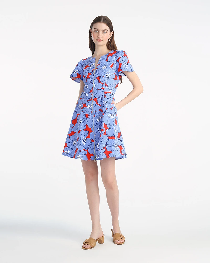 Mae Love Circle Mini Dress Floating Floral