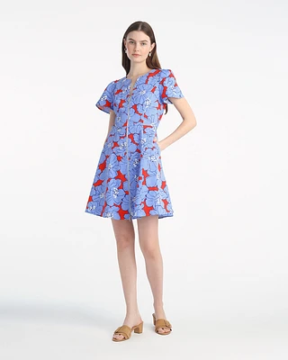 Mae Love Circle Mini Dress Floating Floral