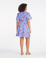 Mae Love Circle Mini Dress Floating Floral