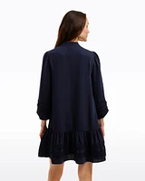 Molly Mini Dress Embroidered Stripe