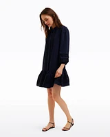 Molly Mini Dress Embroidered Stripe