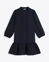 Molly Mini Dress Embroidered Stripe