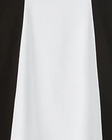 Genevieve Midi Dress Black and White