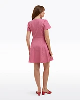 Mae Love Circle Dress Pink Geo