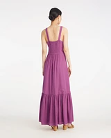 Brynn Sleeveless Midi Dress Amethyst