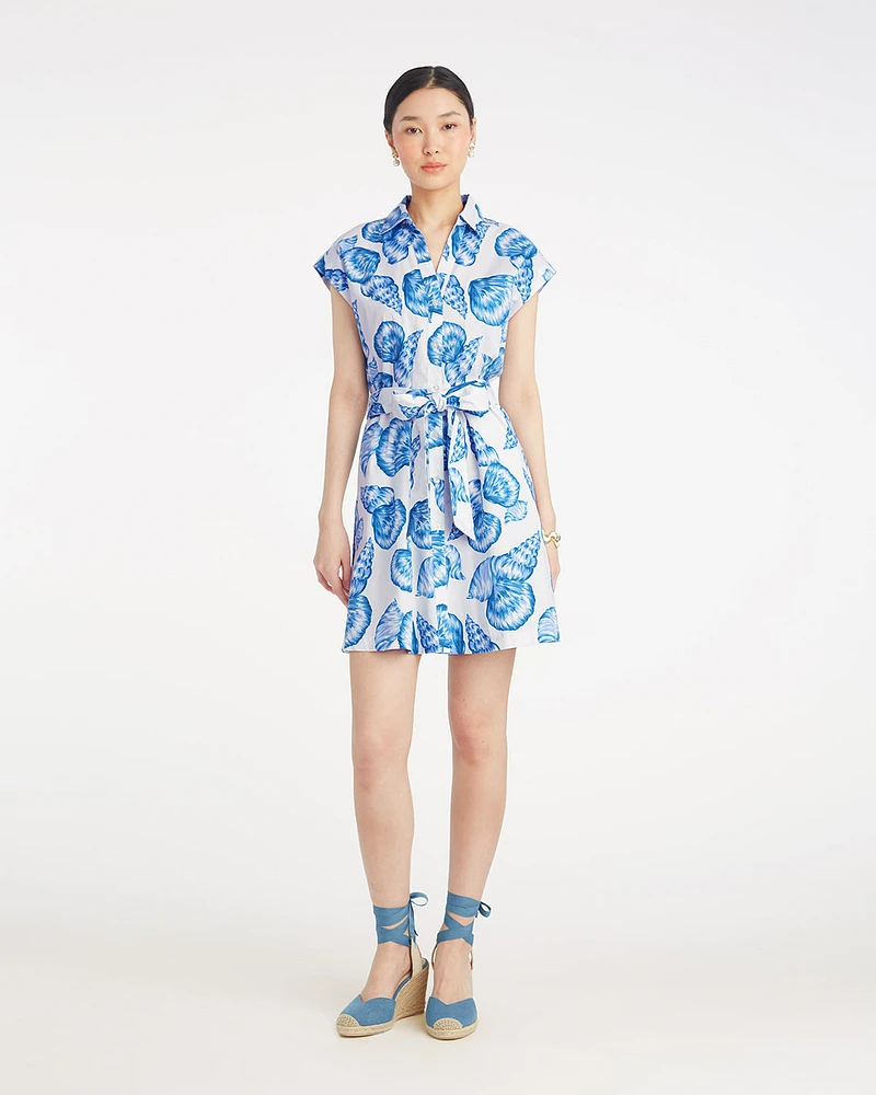 Trisha Shirtdress Seashells